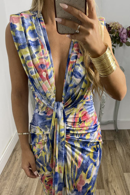 Liliana - Printed Sleeveless Fashion Dress