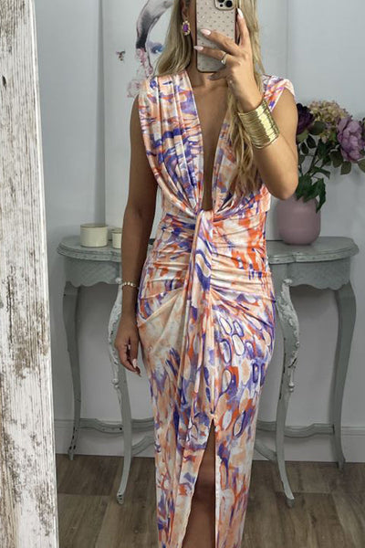 Liliana - Printed Sleeveless Fashion Dress