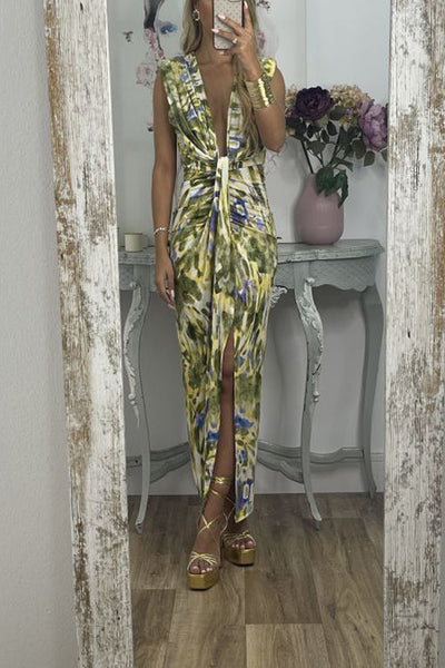 Liliana - Printed Sleeveless Fashion Dress