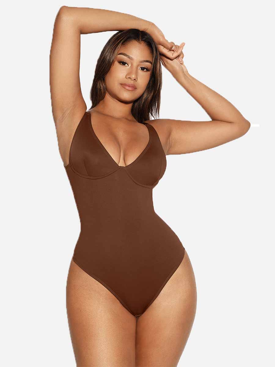 Lila™ | CurveControl Thong Bodysuit