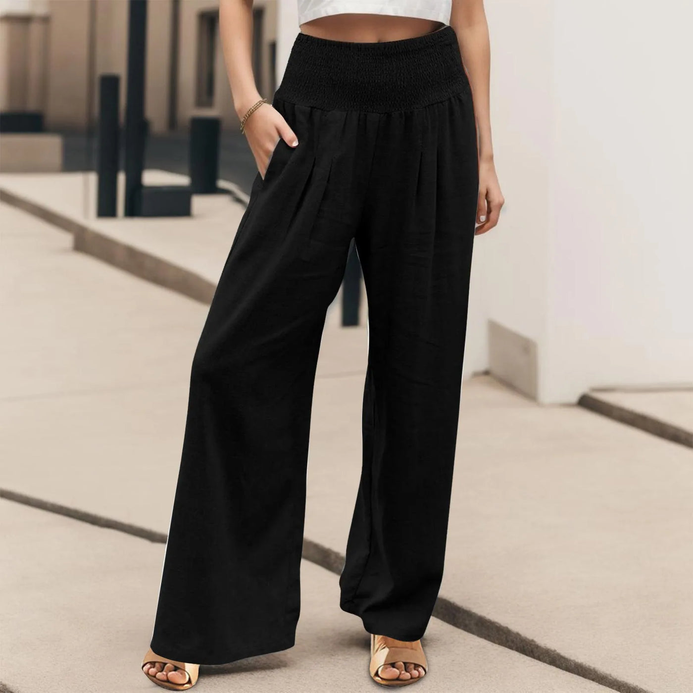 Lily - Women Stylish Wide Leg Pants