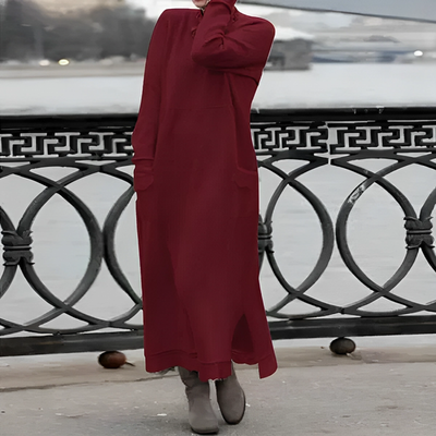 Eveilyn -  Sweater Maxi Long Dress