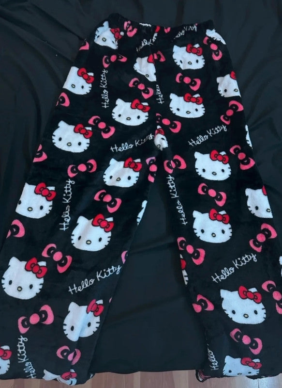 Cute Hello Kitty Matching Pajamas