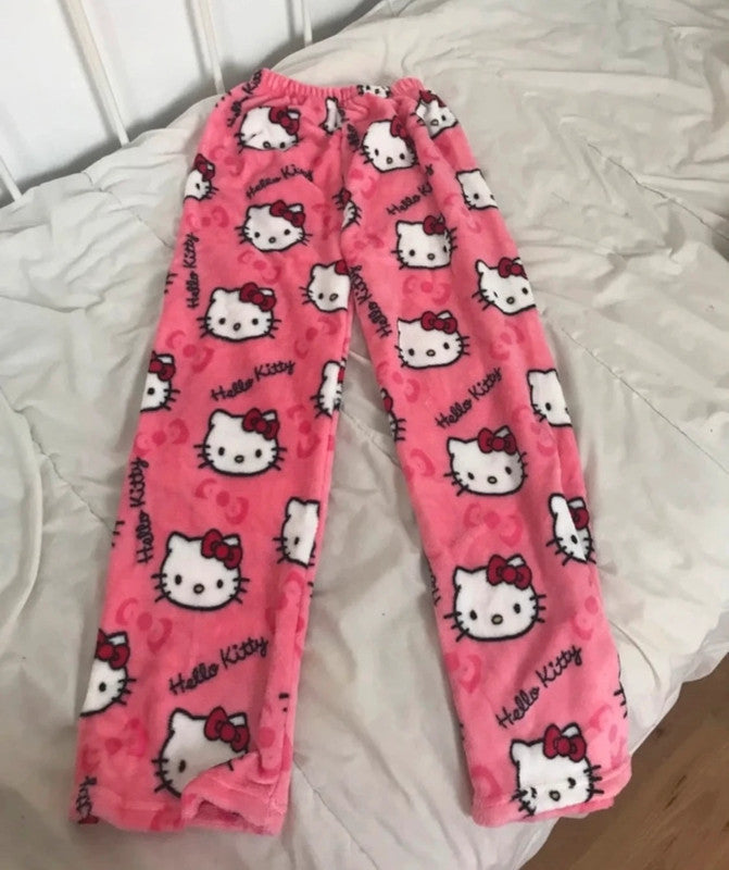 Cute Hello Kitty Matching Pajamas