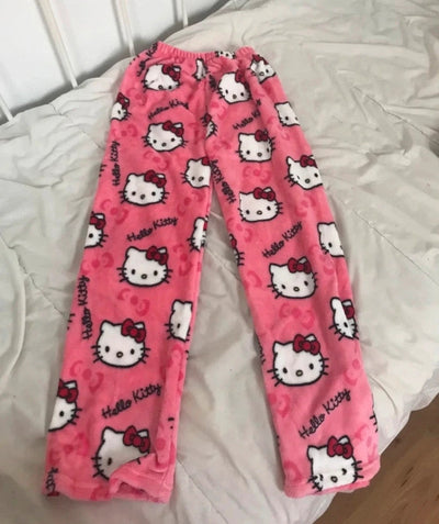 Cute Hello Kitty Matching Pajamas