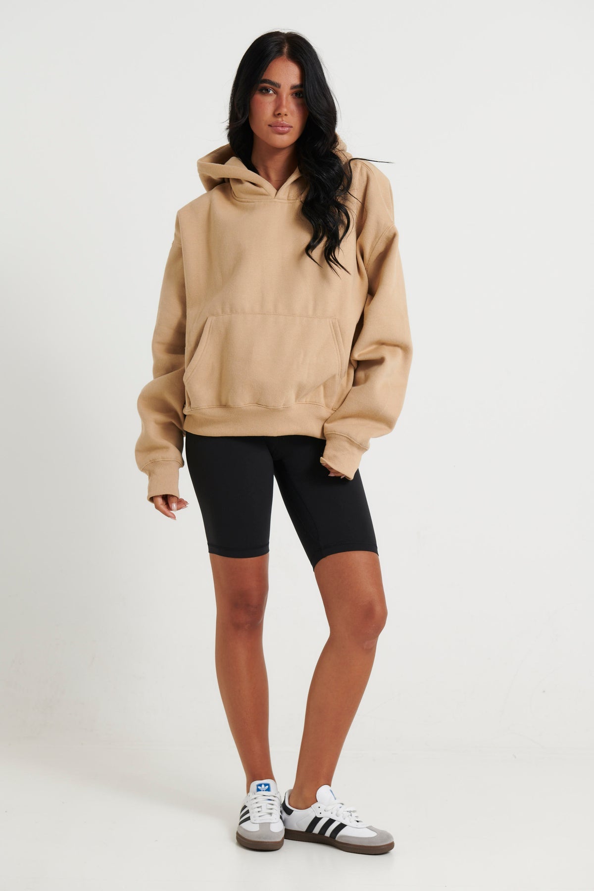 Chloe™ | Unisex Roman Cropped Drop Hoodie