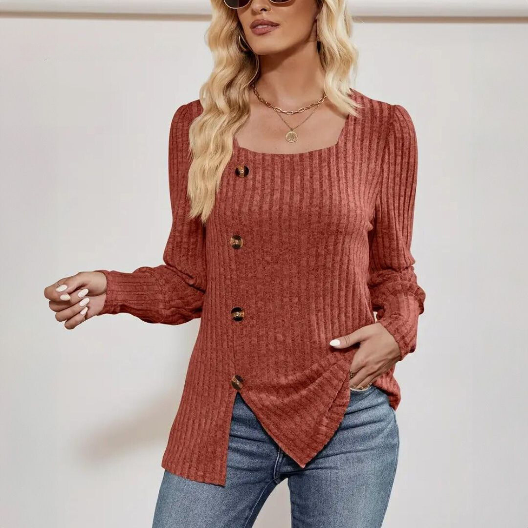 Ainara - Square Neck Women Blouse