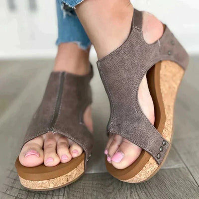 Natalie - Stylish and Comfortable Wedge Sandals