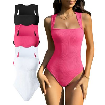 Amalie™ | Sleeveless Tummy Control Bodysuit