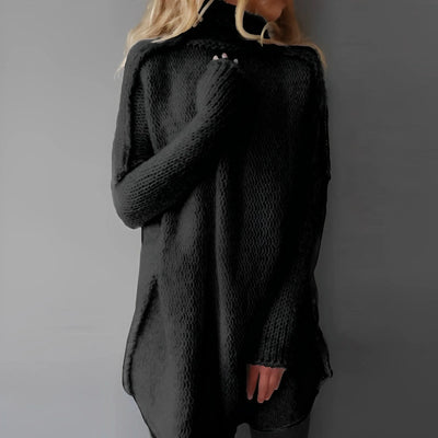 Ariyani - High Neck Long Sleeves Sweater