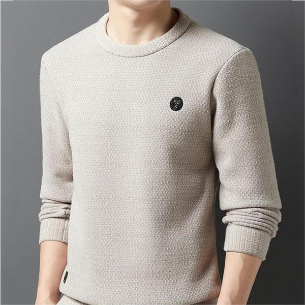 Man at the Top of Warmth Crew Neck Sweater