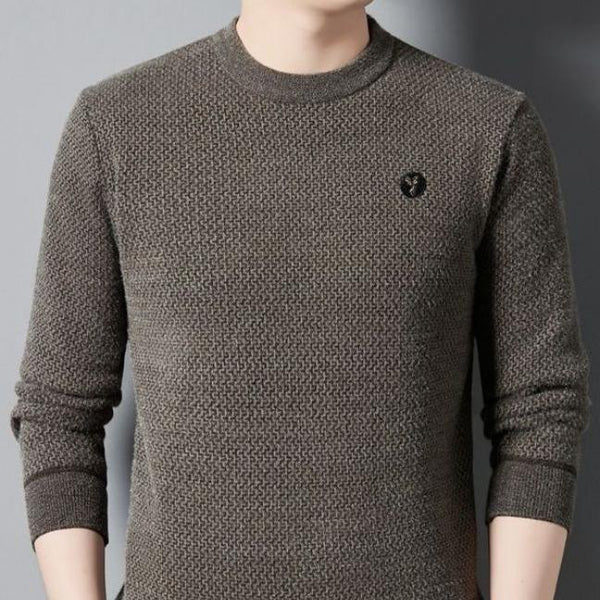 Man at the Top of Warmth Crew Neck Sweater