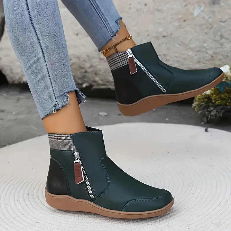 Katherine - Zipper Orthopedic Waterproof Boots