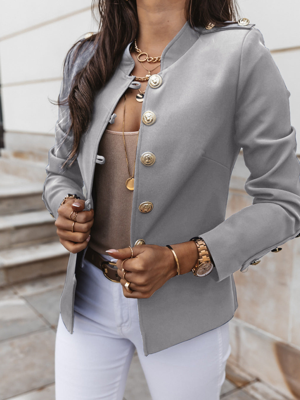 Andie - Versatile Buttoned Coat