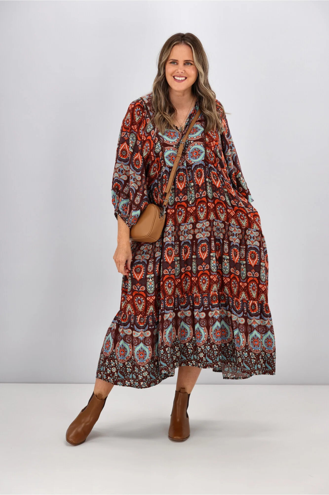 Boho | Serene Dress Brown