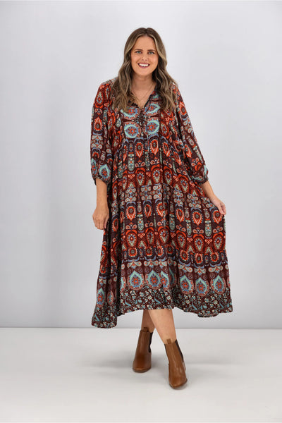 Boho | Serene Dress Brown