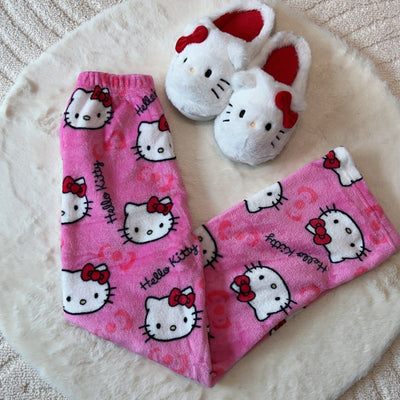 Cute Hello Kitty Matching Pajamas