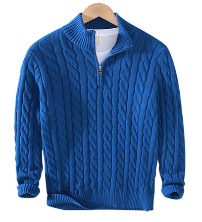 Carlos - Long Sleeve Half Zip Warm Sweaters