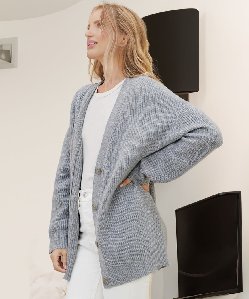 Marlee -  Women Cashmere Cocoon Cardigan