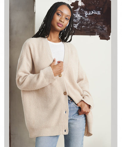 Marlee -  Women Cashmere Cocoon Cardigan