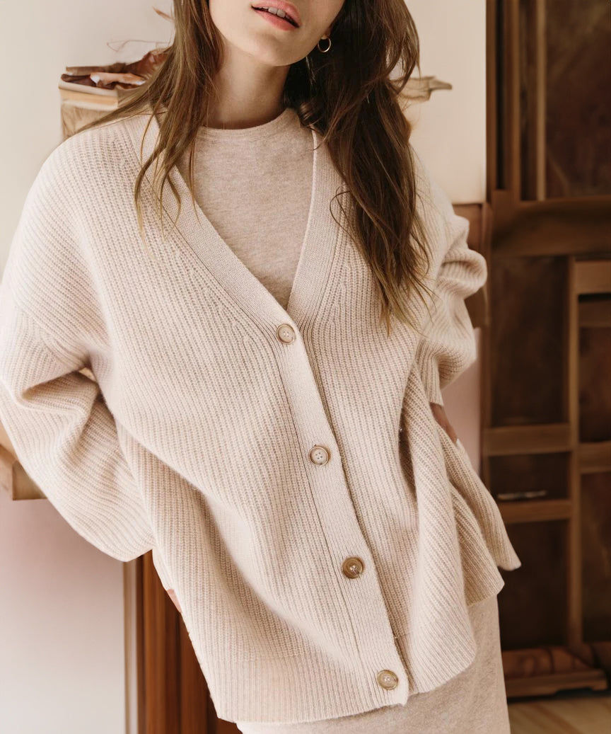 Marlee -  Women Cashmere Cocoon Cardigan