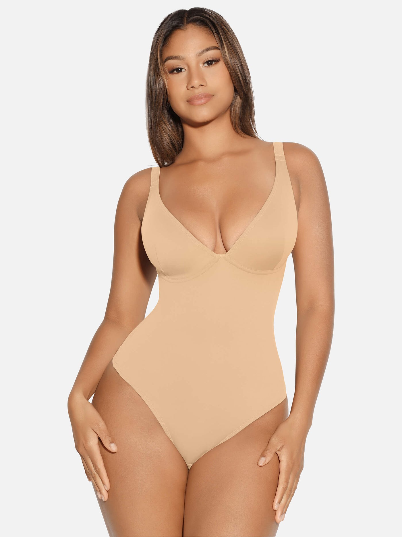 Lila™ | CurveControl Thong Bodysuit