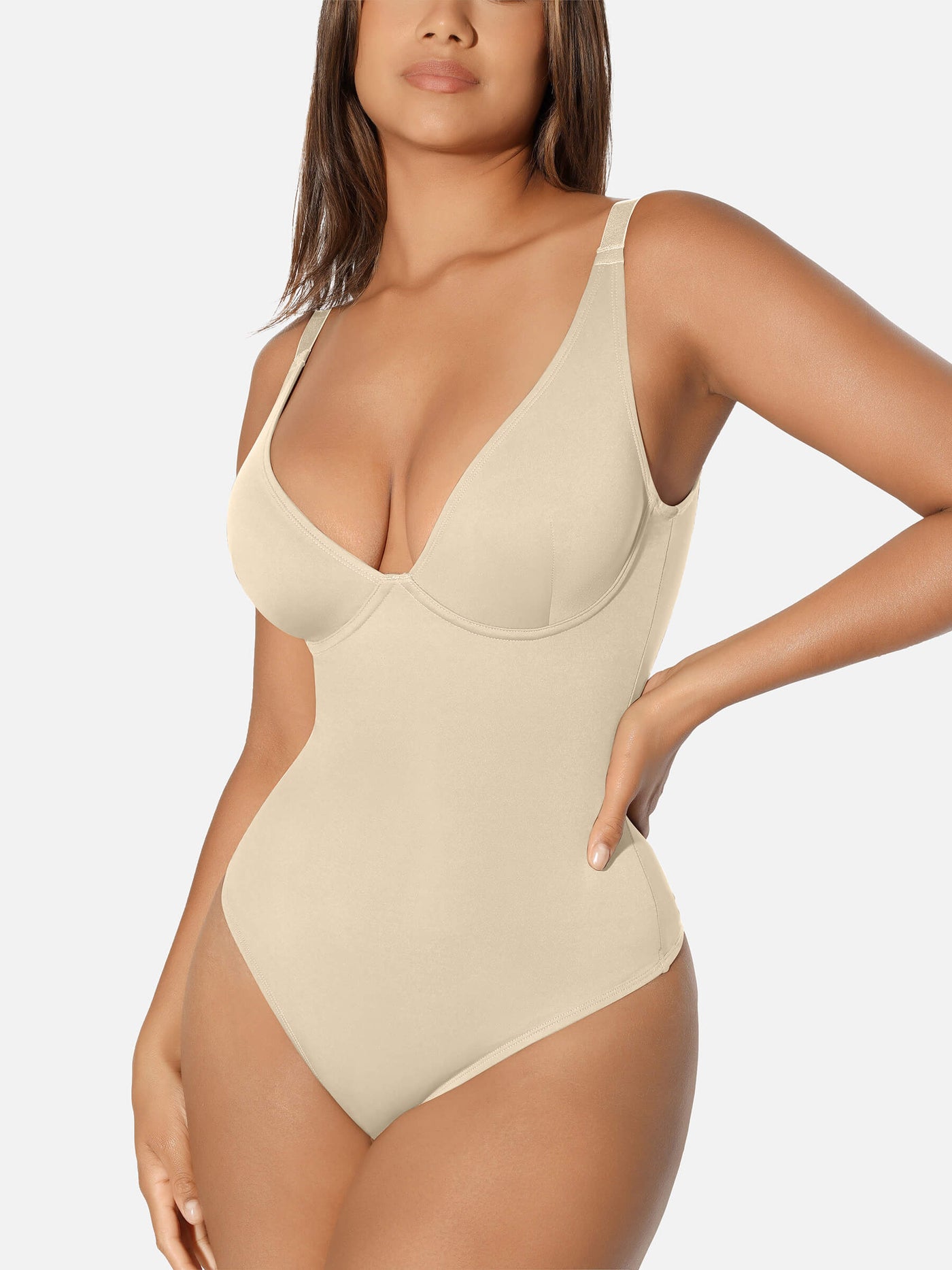 Lila™ | CurveControl Thong Bodysuit