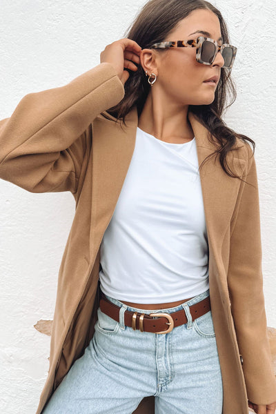 Aspen | Trench Coat Tan