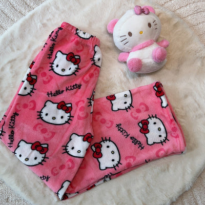 Cute Hello Kitty Matching Pajamas