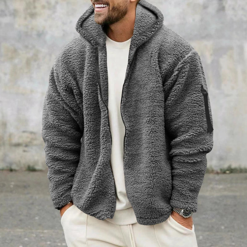 Eithan - Stylish Fleece Hoodie Jacket