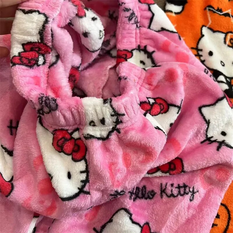 Cute Hello Kitty Matching Pajamas