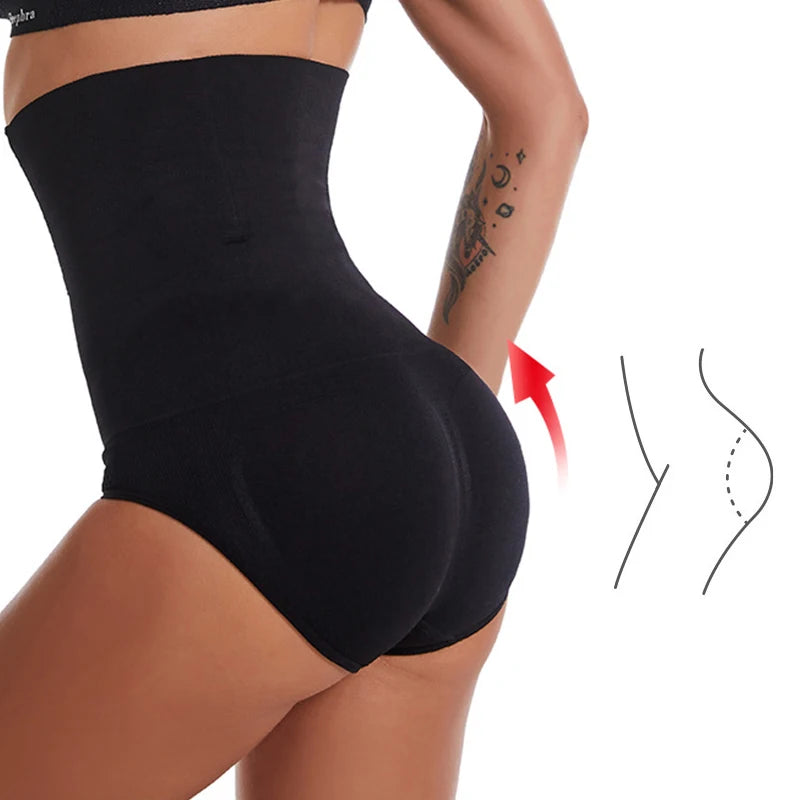 Naadloze Vrouwen Hoge Taille Vormgeven Slipje Ademende Body Shaper Afslankende Buik Ondergoed Dames Korset Taille Shapewear Panty