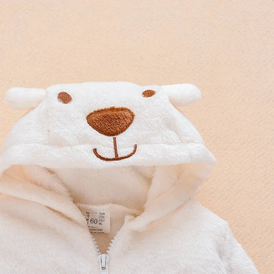 Leo™ | Adorable Baby Bear Hooded Romper