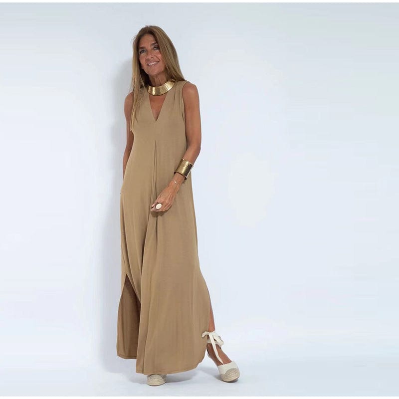 Josie -  Women Sleeveless Long Dress