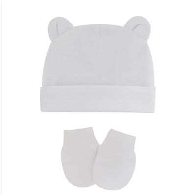 Zaina™ | Personalized Baby Hat & Glove Set