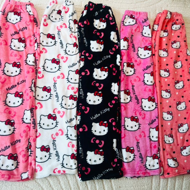 Cute Hello Kitty Matching Pajamas