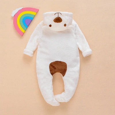 Leo™ | Adorable Baby Bear Hooded Romper