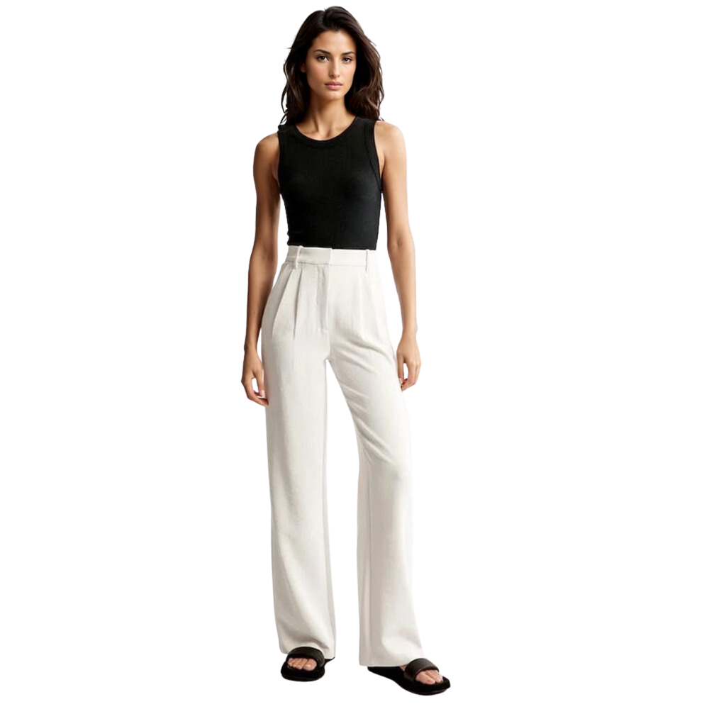 Elara™ | Wide Leg Tailored Pants