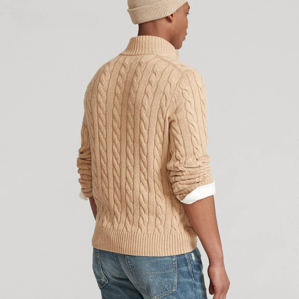 Carlos - Long Sleeve Half Zip Warm Sweaters