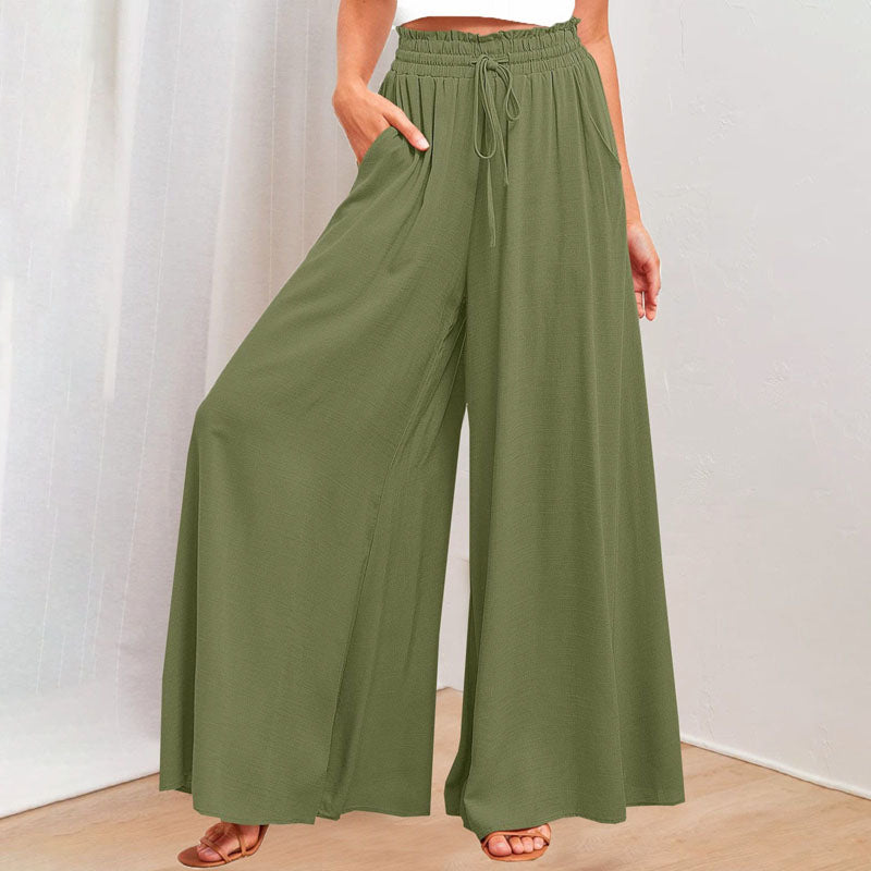 Charli | High Waisted Wide Leg Pants