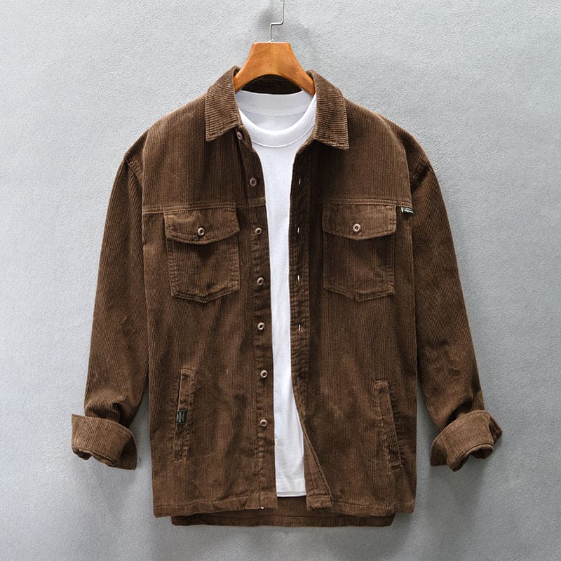 Daniel - Comfort Vintage Corduroy Men Shirt