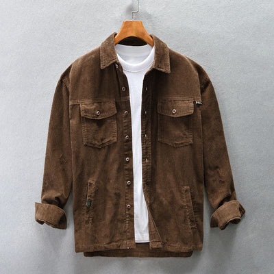 Daniel - Comfort Vintage Corduroy Men Shirt