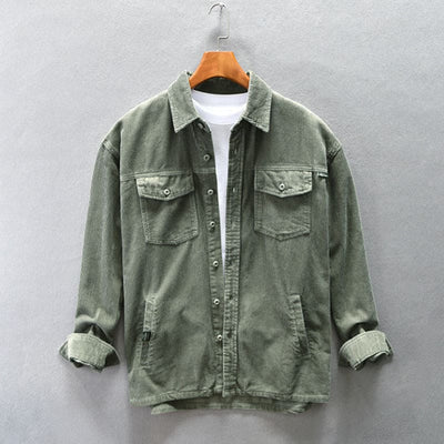 Daniel - Comfort Vintage Corduroy Men Shirt