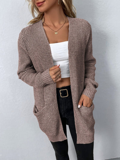 Sloane - Casual Long Sleeve Pocket Cardigan