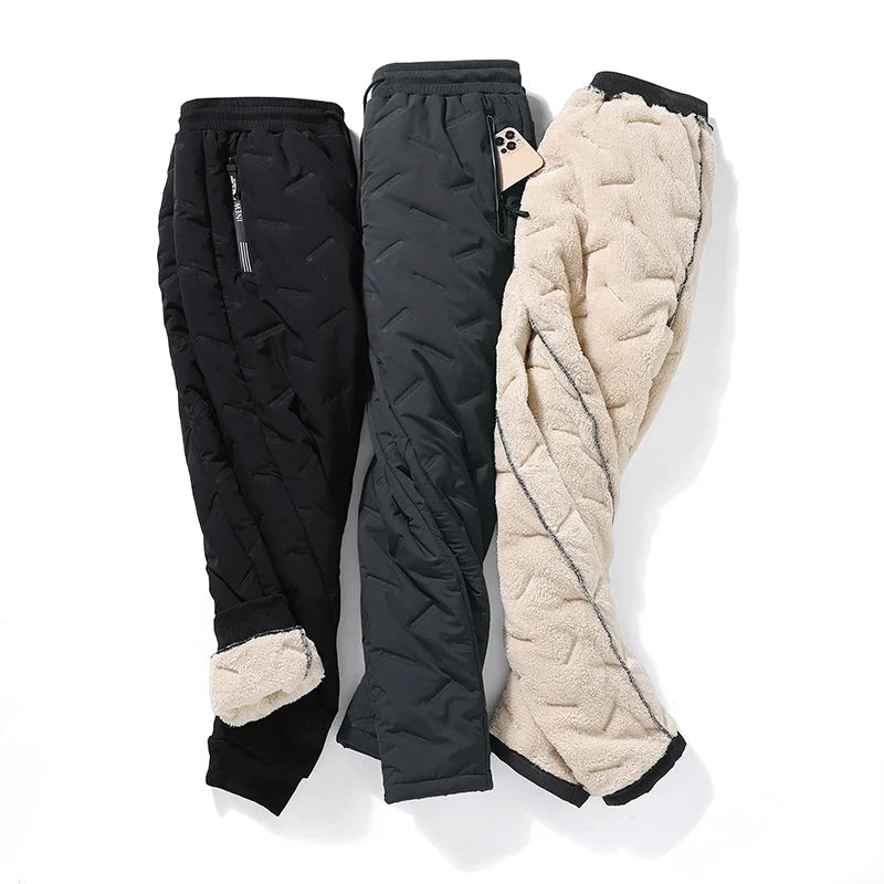 Hailey-  Warm Thicken Fleece Trousers