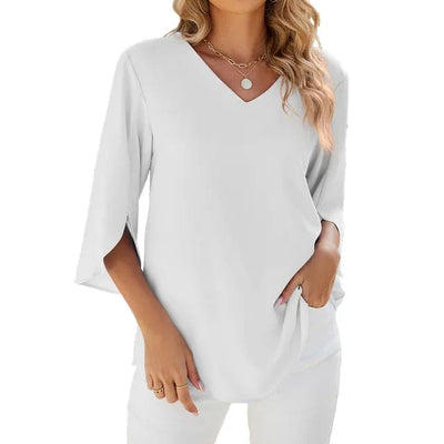 Evelyn - Women V-Neck Blouse