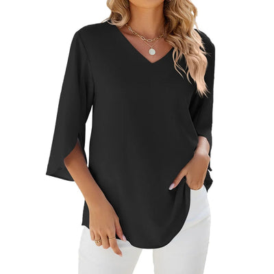 Evelyn - Women V-Neck Blouse