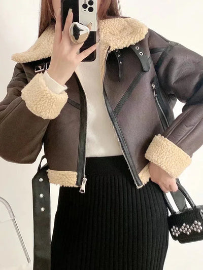 Alice |  Shearling Leather Jacket