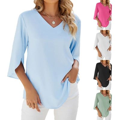 Evelyn - Women V-Neck Blouse