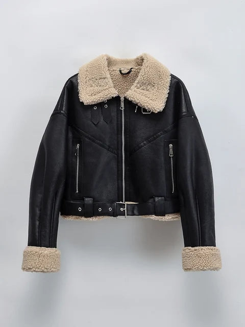 Alice |  Shearling Leather Jacket